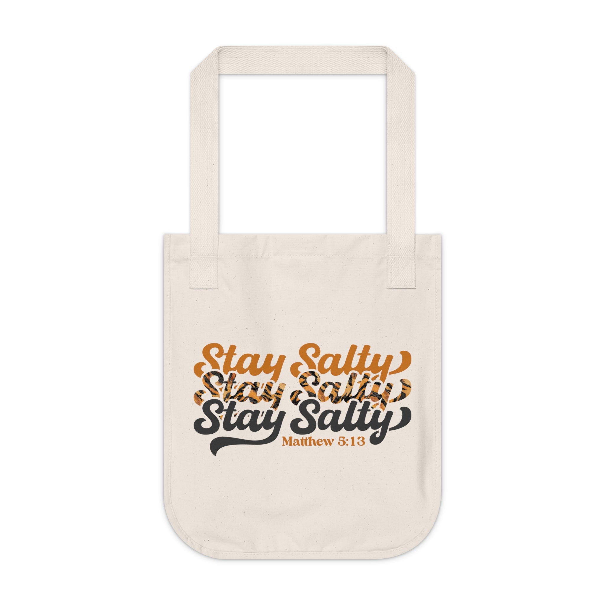 Stay Salty - Organic Canvas Tote Bag - Eco-Friendly, Stylish Carryall for Everyday Use