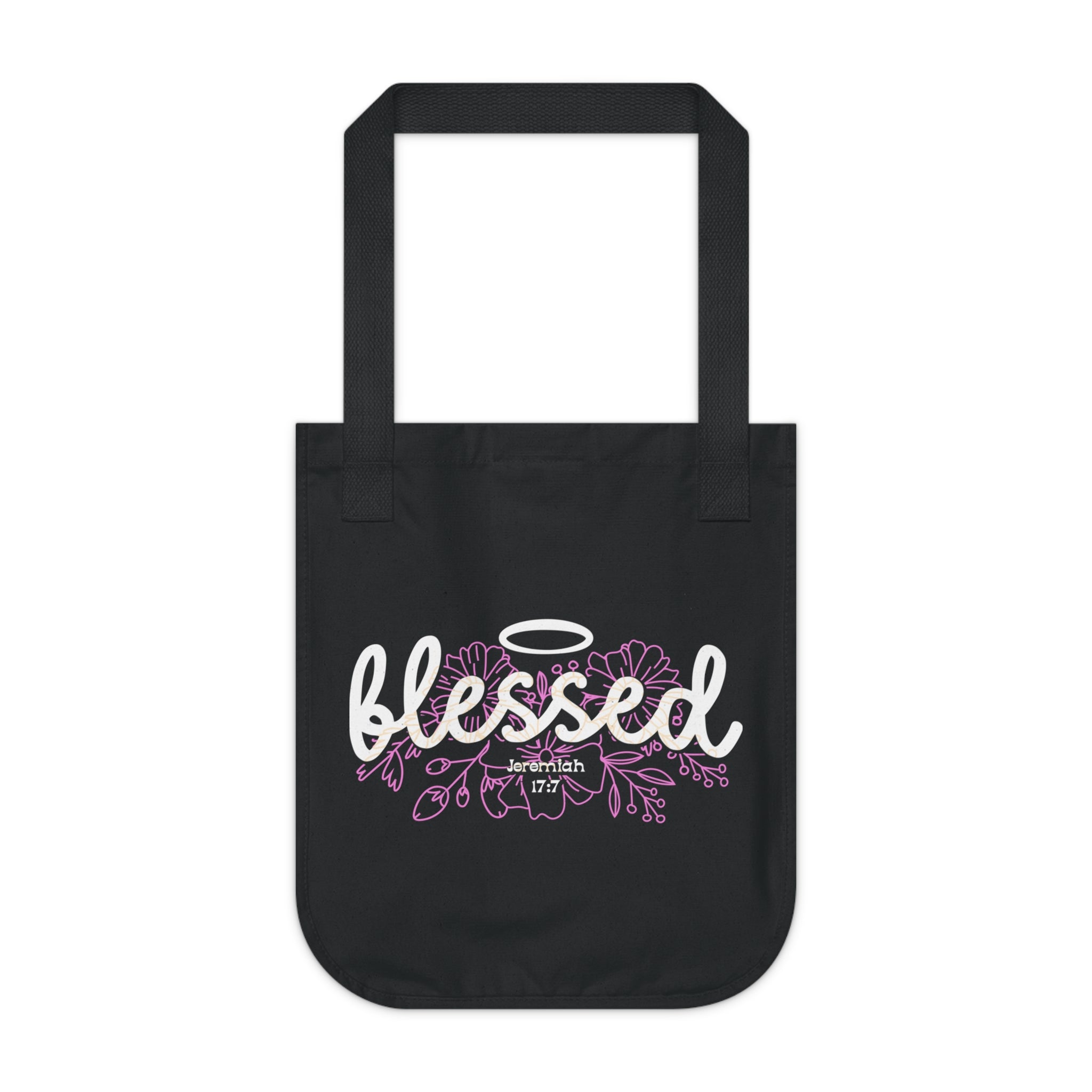 blessed - Organic Canvas Tote Bag - Eco-Friendly, Stylish Carryall for Everyday Use
