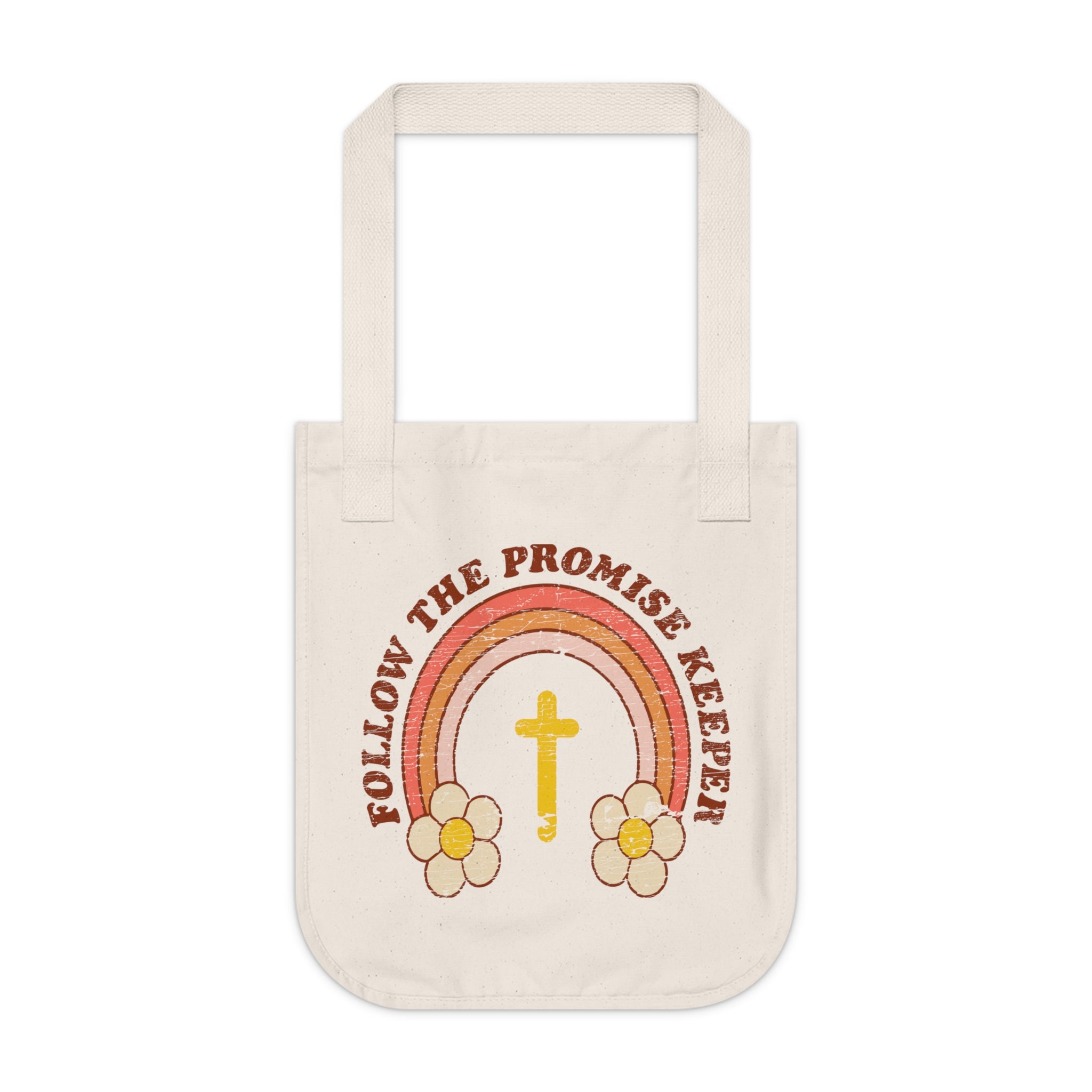 Follow the Promise Keeper - Organic Canvas Tote Bag - Eco-Friendly, Stylish Carryall for Everyday Use