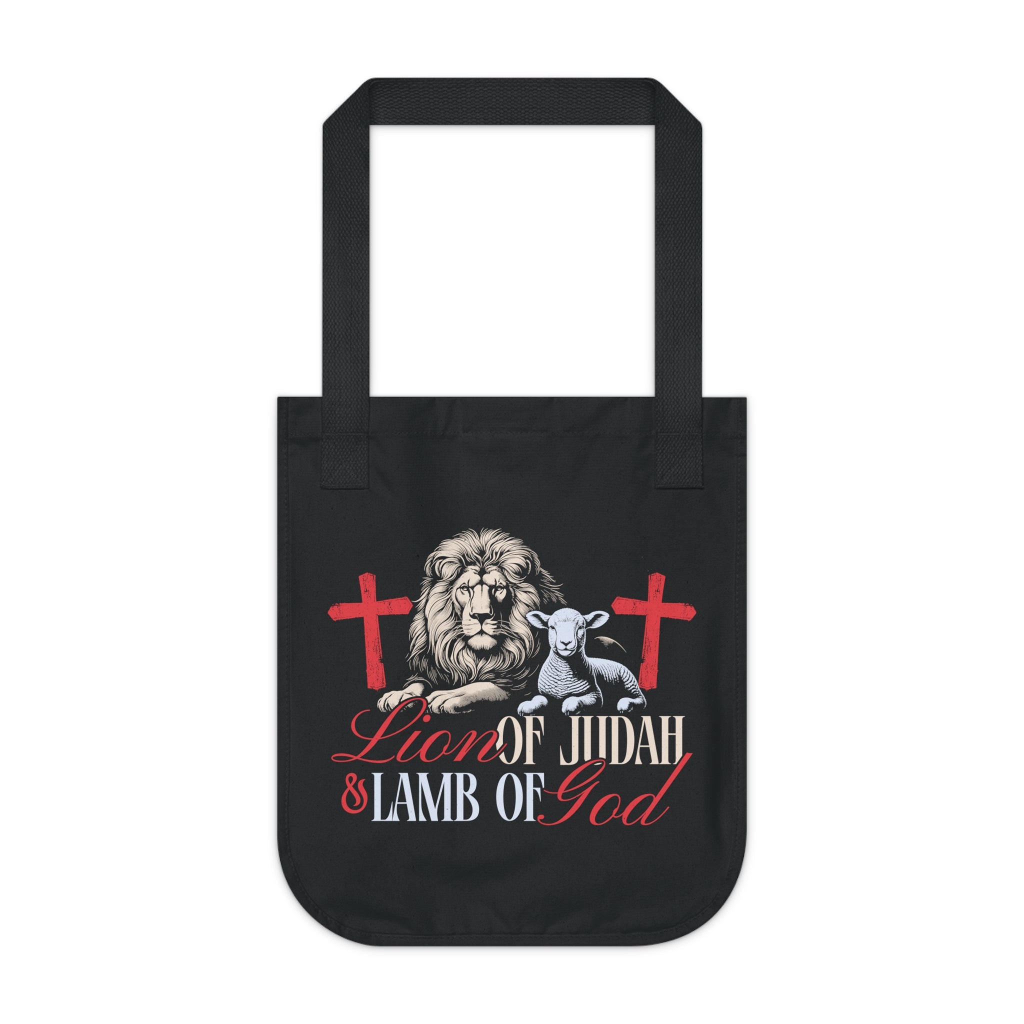 Lion of Judah - Organic Canvas Tote Bag - Eco-Friendly, Stylish Carryall for Everyday Use