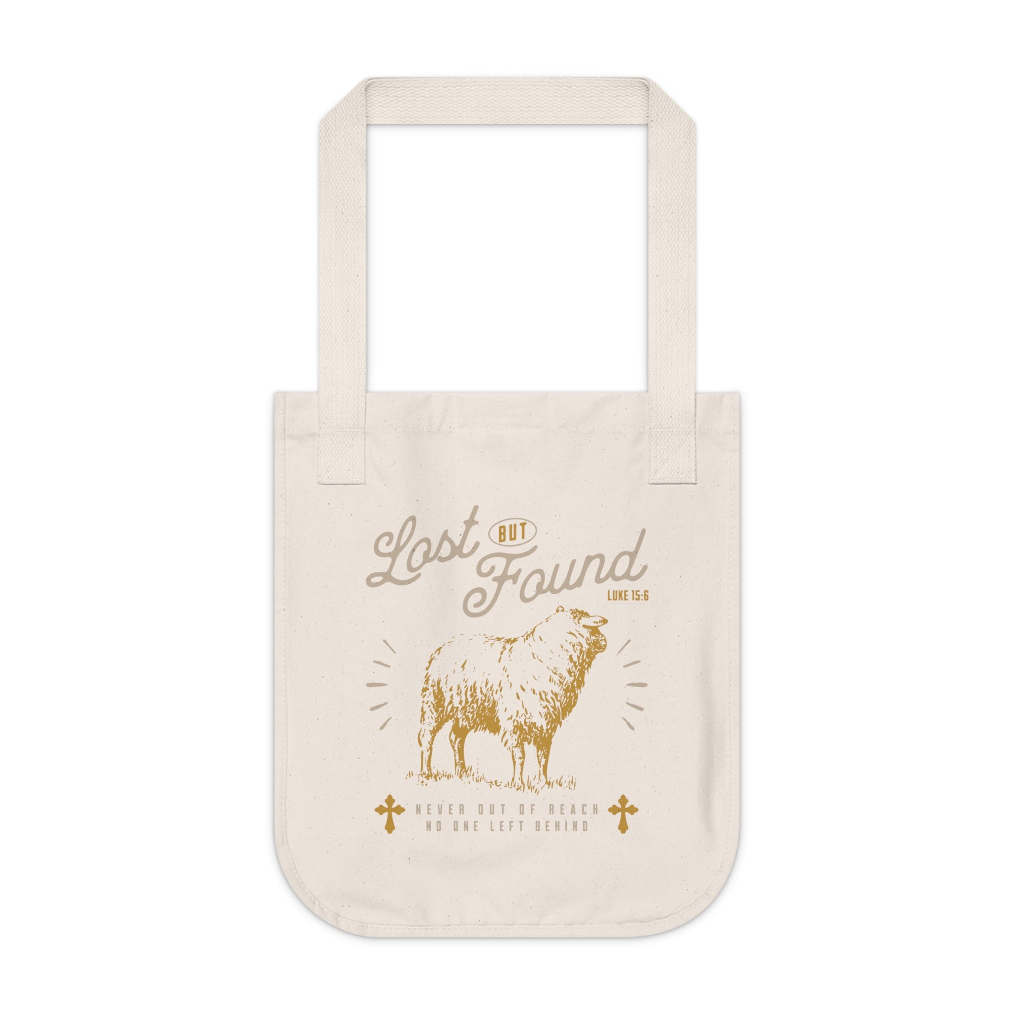 Lost But Found - Organic Canvas Tote Bag - Eco-Friendly, Stylish Carryall for Everyday Use