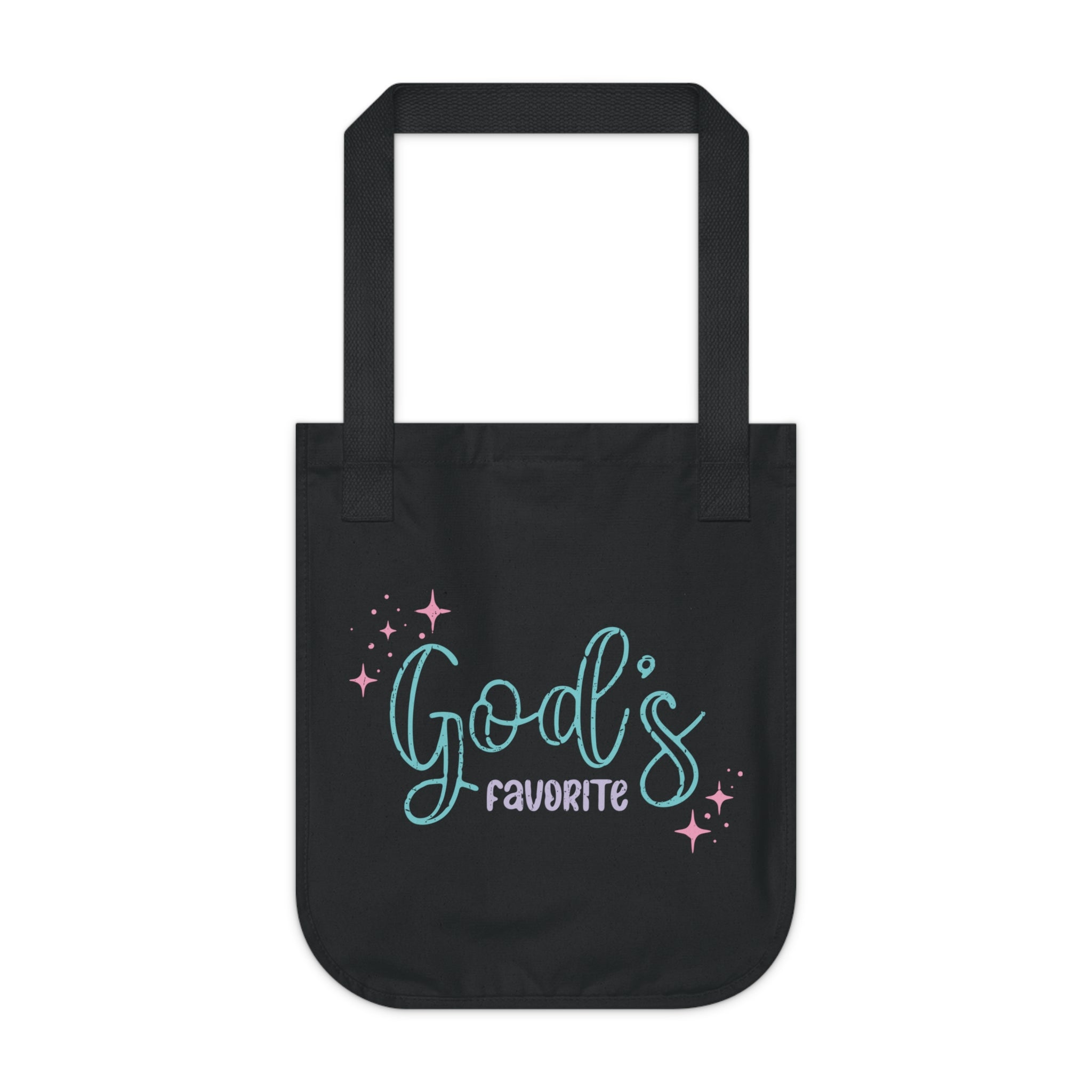 God's favorite Pastel - Organic Canvas Tote Bag - Eco-Friendly, Stylish Carryall for Everyday Use