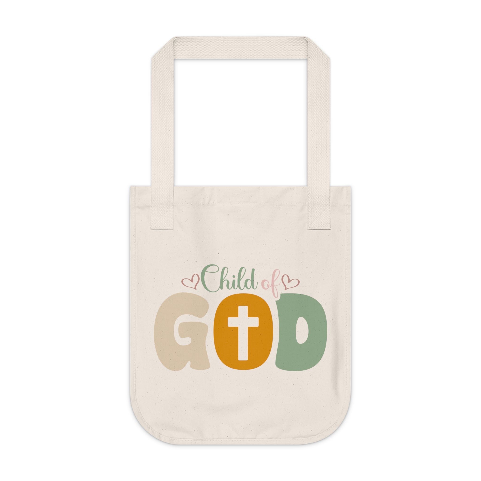 Child of God - Organic Canvas Tote Bag - Eco-Friendly, Stylish Carryall for Everyday Use