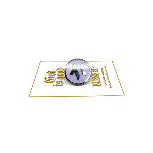 Anchored Music Pin, Silver - Anchored Music